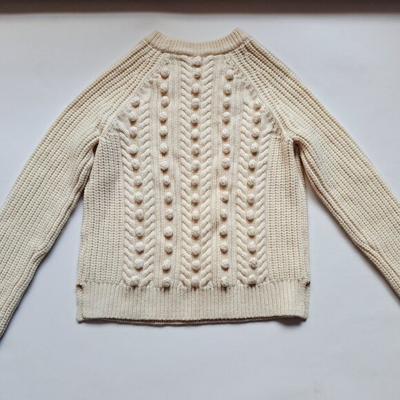 NEW Veronica Beard 100% Wool Ivory Hamilton Popcorn Sweater Size XS - Picture 15 of 16
